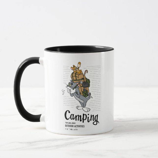 Mug Camping Tom & Jerry (Gauche)