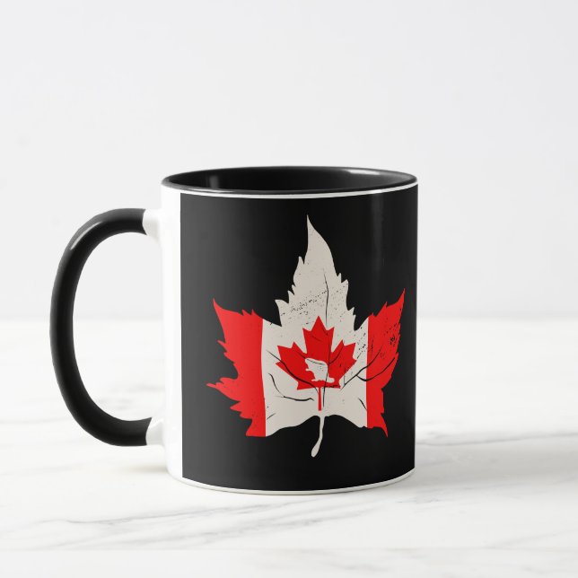 Mug canada maple leaf beaver canadien (Gauche)