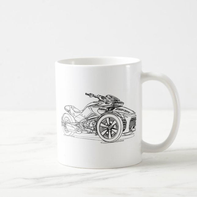 Mug CanAm Spyder F3S 2017 (Droite)