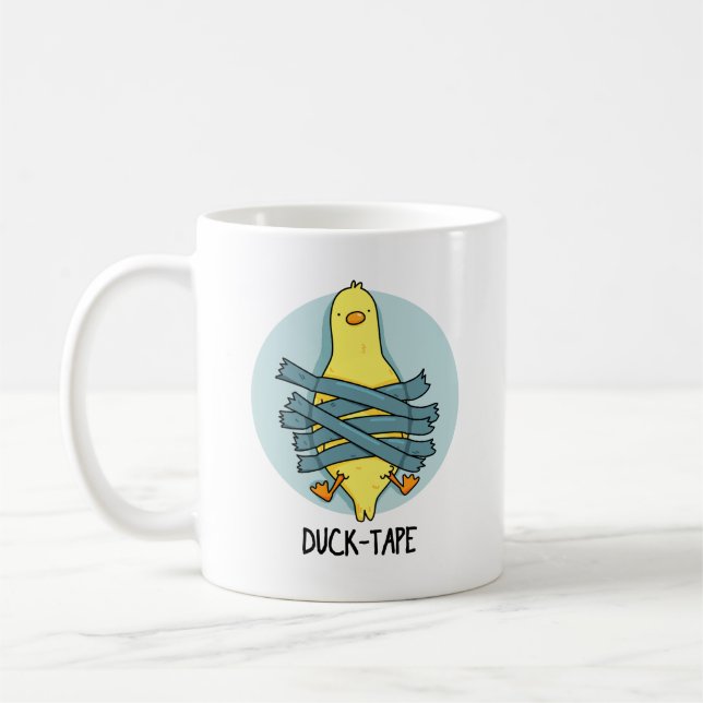 Mug Canard Bande Drôle Duct Bande Pun (Gauche)