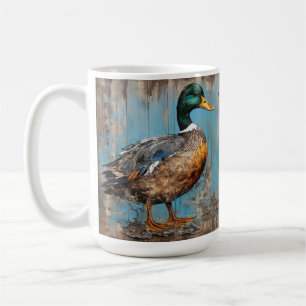 Mug Canard, colvert, charme rustique, cadeau pour lui