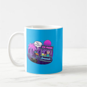 Mug Canard drôle au stand de limonade demandant des Gs