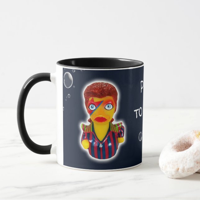 Mug Canard en caoutchouc de Ziggy StarDuck (Avec donut)