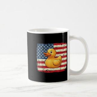 Mug Canard en caoutchouc drapeau américain Fête de l'i