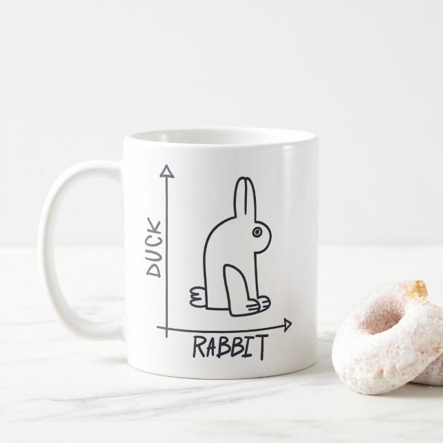 Mug canard et lapin (Avec donut)