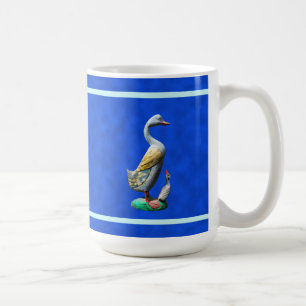 Mug Canard patiné en bois