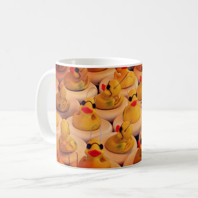 Mug Canards jaunes en caoutchouc mignons (Devant gauche)
