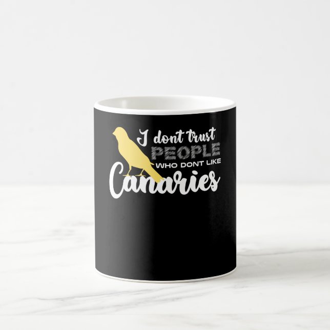 Mug Canary Funny Canary Birds (Centre)