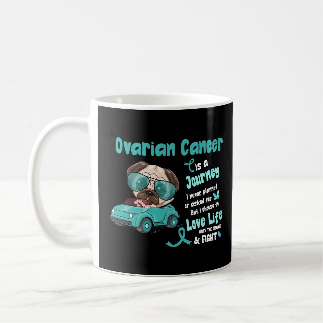 Mug Cancer De L'Ovarien - Est Un Voyage Que Je N'Ai Ja (Gauche)