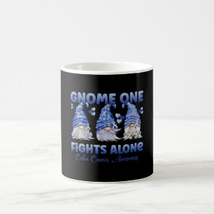 Mug Cancer du côlon Cancer colorectal Bleu foncé Rub