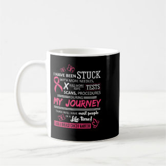 Mug Cancer du sein Mon voyage Je suis un guerrier ruba