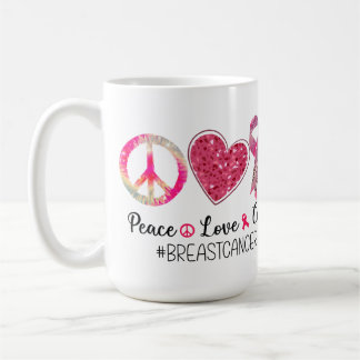 MUG CANCER DU SEIN TRAITÉ AIME LA PAIX