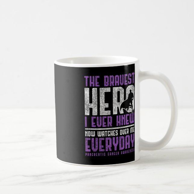 Mug Cancer pancréatique Lutter Contre les dons Cancer  (Droite)