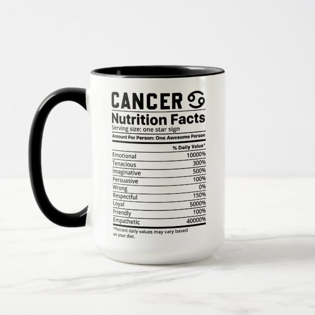 Mug Cancer Zodiac Musique (Gauche)