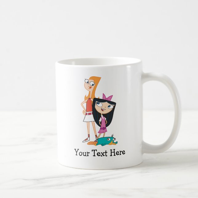Mug Candace, Isabella et Agent P (Droite)