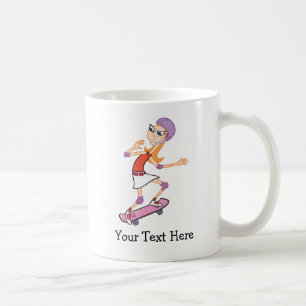 Mug Candace sur skateboard 2