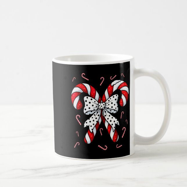 Mug Candy Cane Merry And Bright Red And White Candy Co (Droite)