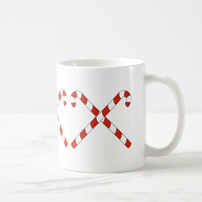 Mug Candy Canes Crossed (Droite)
