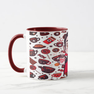 Mug Candy et Dracula Cute Mélange Éffrayant Halloween