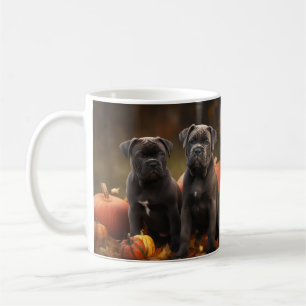 Mug Cane Corso Chiot Automne Citrouille de plaisir