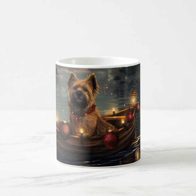 Mug Cane Corso Noël Festive Voyage (Centre)
