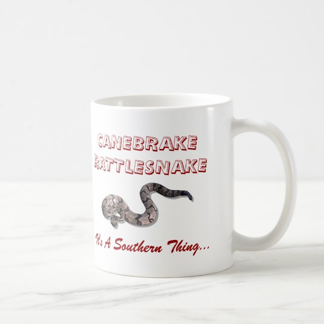 Mug canebrake, canebrake, CANEBRAKERATTLESNAKE, It'… (Droite)