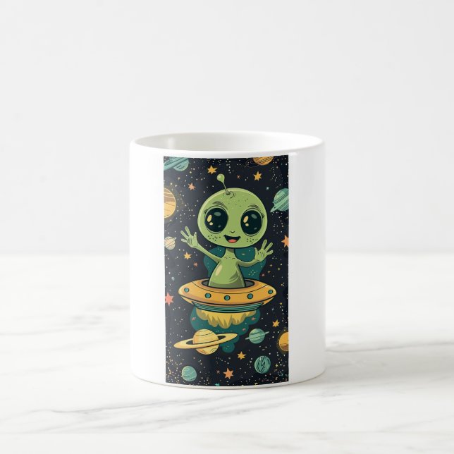 Mug caneca alien green (Centre)