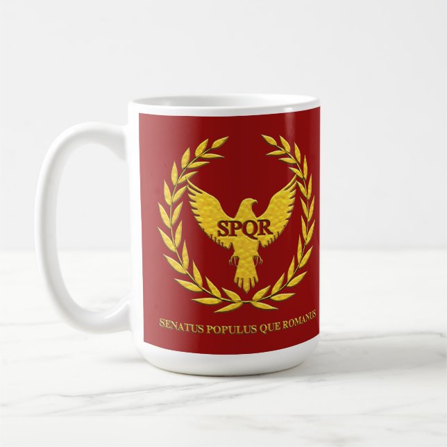 Mug Caneca Básica (Basic Mug) Águia Romana (Gauche)