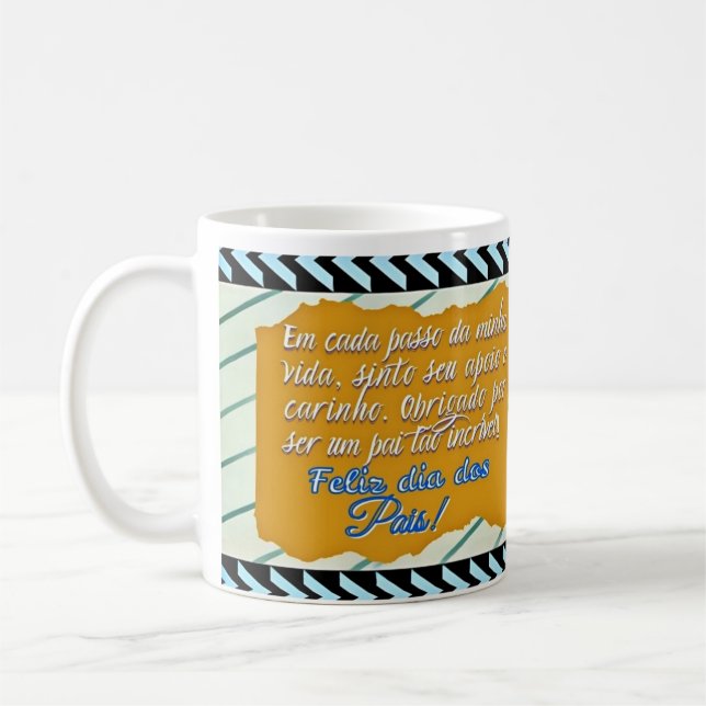 Mug Caneca branca, Pais (Gauche)