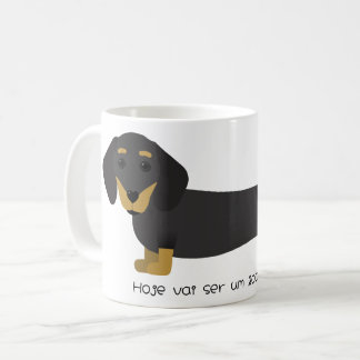 Mug Caneca Dachshund-Longo Dia