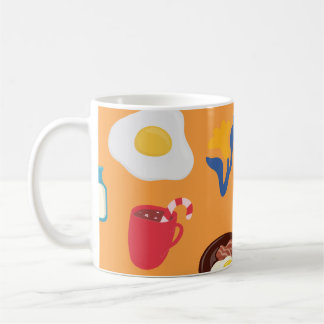 Mug Caneca de café multicolor 11 oz cerâmica W-PT ZLE