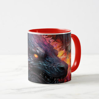 Mug Caneca (Mug) Dragão Feroz