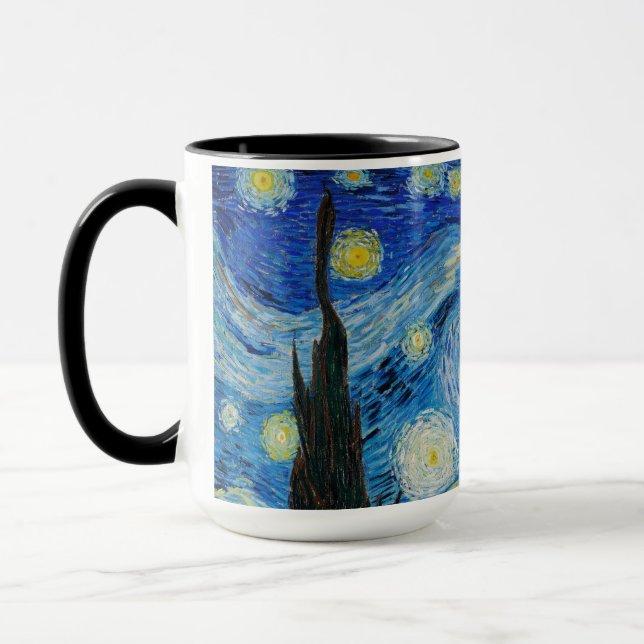 Mug Caneca Noite Estrelada Van Gogh (Gauche)