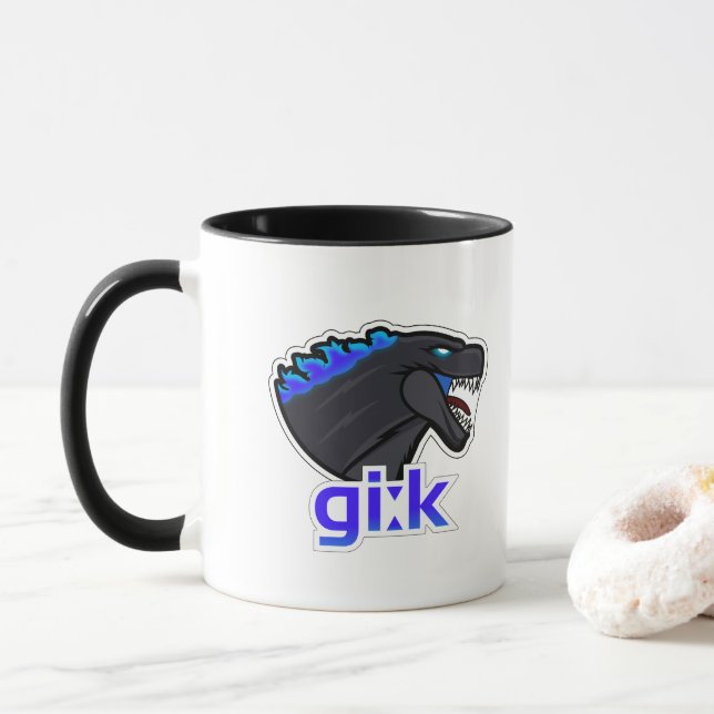 Mug Caneca Oficial giːk (Avec donut)