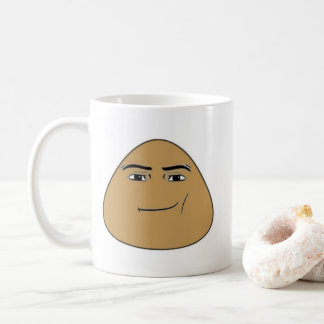 Mug caneca pou com rosto de homem