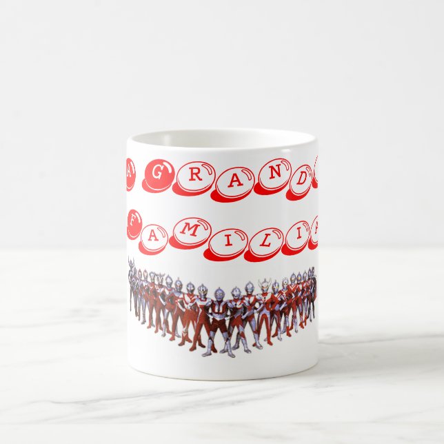 Mug Canette blanche classique la grande famille (Centre)