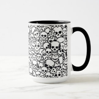Mug Canette Caveirinhas Black