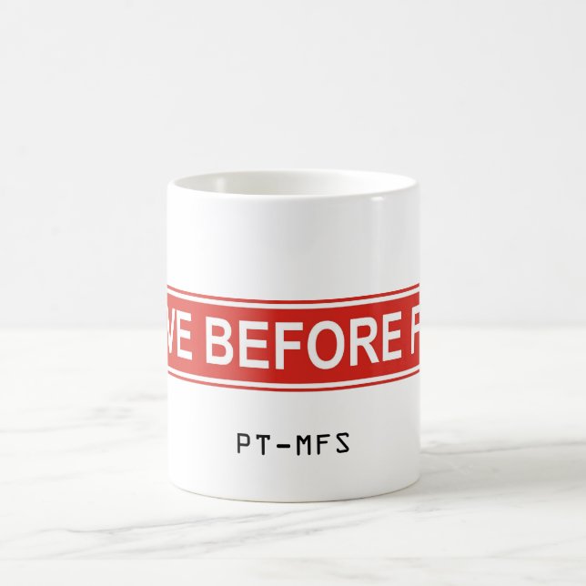 Mug Canette Enlève Before Flight - Mer 2010 (Centre)