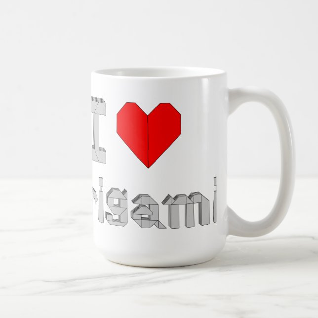 Mug Canette « I Love Pliage " (Droite)