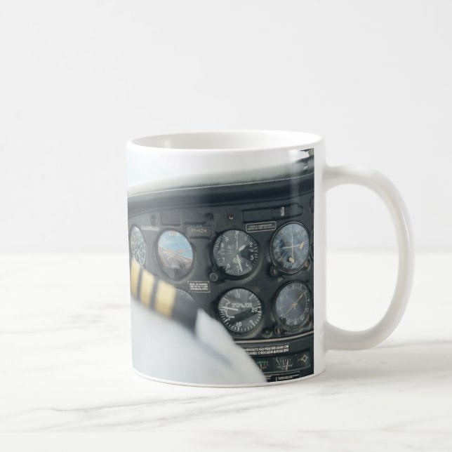 Mug Canette Pilote à bord Demi Photo (Droite)