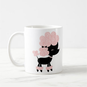 Mug Caniche français de dessin animé