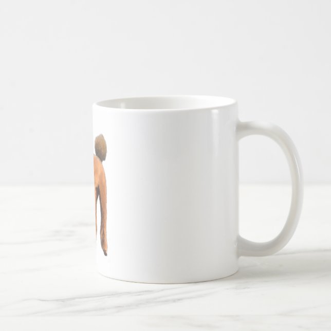 Mug caniche rouge (Droite)