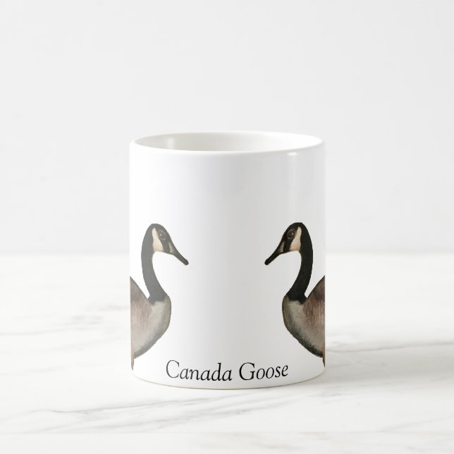 Mug Canne à café blanc d'oie du Canada (Centre)