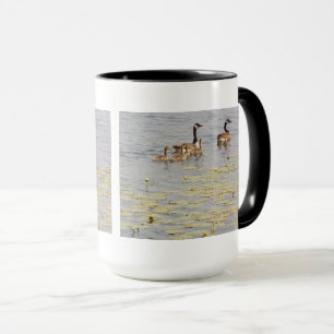 Mug Canne à eau de la famille des oies du Canada