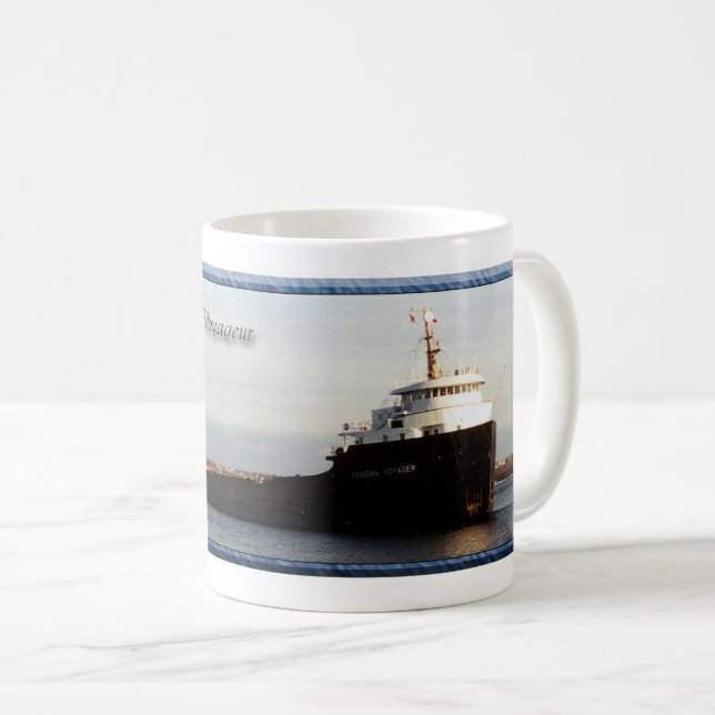 Mug Canne Voyager canadien (Devant droit)