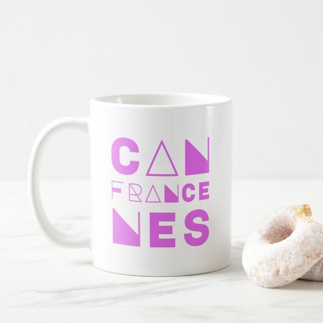 MUG CANNES-FRANCE (Avec donut)