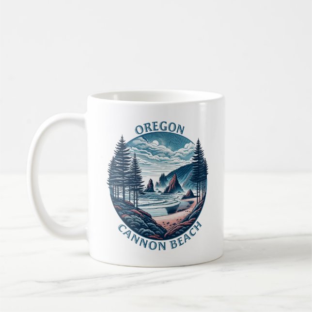 Mug Cannon Beach Oregon (Gauche)