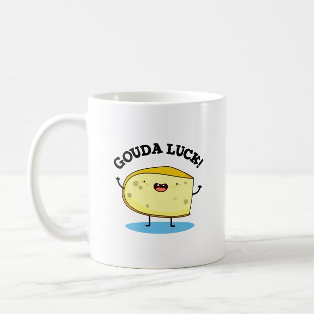 Mug Canon à fromage amusant Gouda Luck (Gauche)