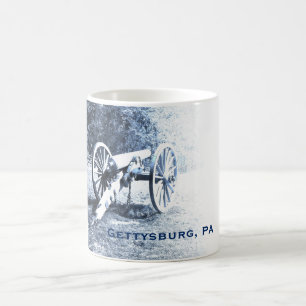 Mug canon sur le champ de bataille de Gettysburg