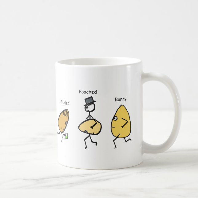 Mug Canons à oeufs amusants (Droite)